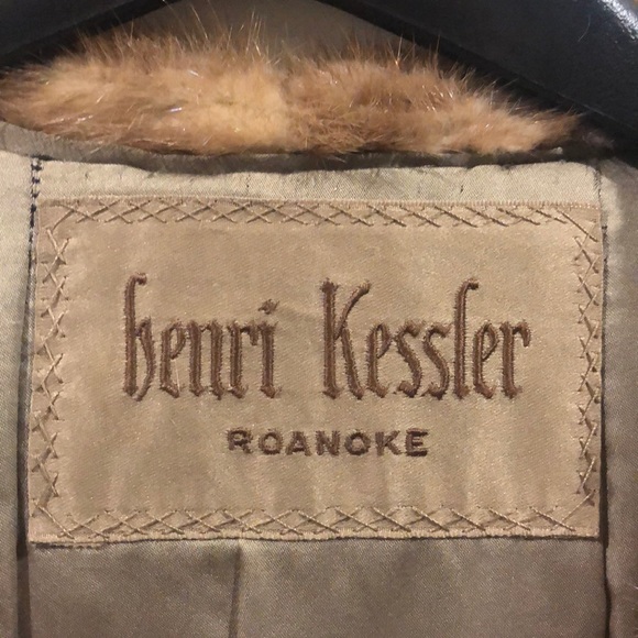 VINTAGE 1980’s MINK COAT by HENRI KESSLER - Picture 6 of 6